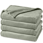 Fleece Blanket Twin 66"x90" (Seagrass / Twin(66" X 90"))