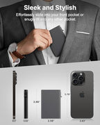 Mens Wallet Card Holder (Deep Grey)