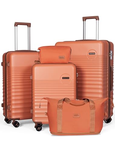Luggage Sets 5 Piece (Tangerine / 5 Piece Sets (20/24/28/Db/Tb))