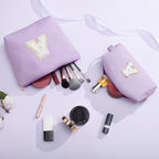 Makeup Bag for Women (Purple / V)