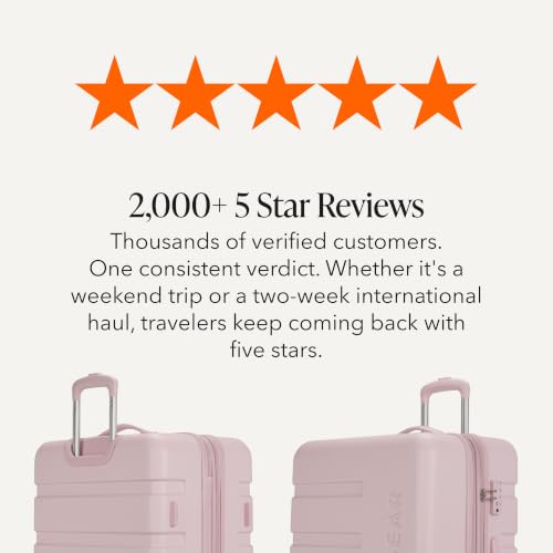 7366 Signature Hardside Expandable Luggage with Spinner Wheels and TSA Lock (2-Piece Set (Weekender/27") / Pink)