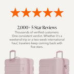 7366 Signature Hardside Expandable Luggage with Spinner Wheels and TSA Lock (2-Piece Set (Weekender/27") / Pink)