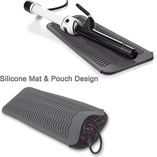 Heat Resistant Mat for Hair Tools (Gray)