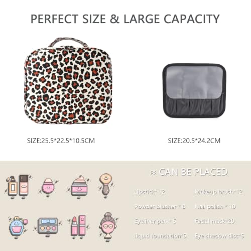 Makeup Bag with Led Mirror (White / with LED mirror)