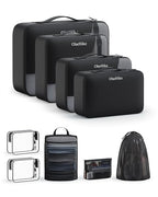 Packing Cubes for Travel (03 Black)