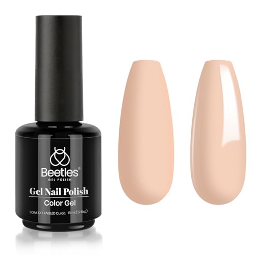 Beetles Beige Gel Nail Polish (E - Creme Nude | Pale Nude)