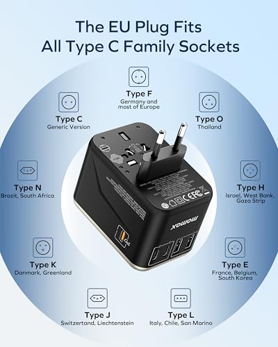 70W GaN Universal Travel Adapter (70W / Gold)
