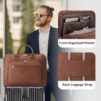 Garment Bag for Travel Large Carry on Garment Bags Men Women (Coffee)