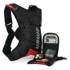 MTB Hydro Hydration Pack with Hydration Bladder (3L, Black/Red)