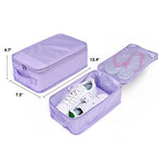 Travel Shoe Bags (Purple / 4 Packs)