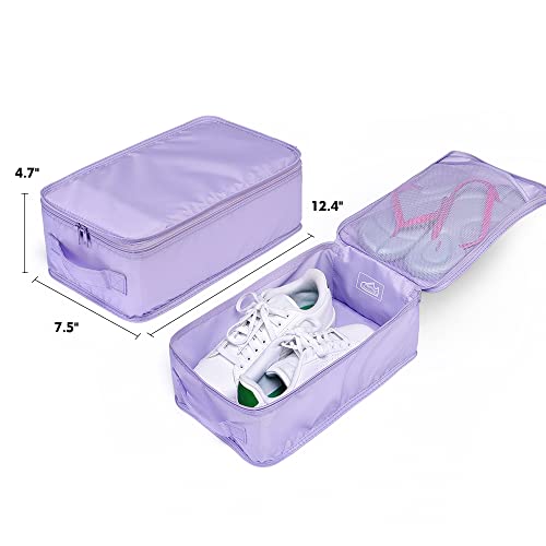 Travel Shoe Bags (Purple / 6 Packs)