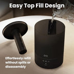 2.5L Ultrasonic Humidifier for Bedroom (Black)