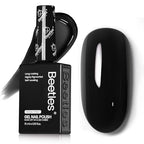 Beetles Black Gel Polish (G - Creme Black | Hema-Free Silent Charm)