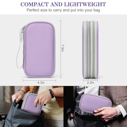 Electronic Organizer (7.5 x 4.3 x 2.2 inches / Light Purple)