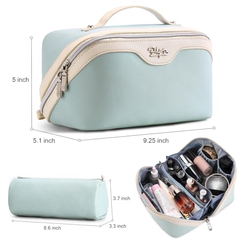 Travel Makeup Bag Organizer Cosmetic Bag (02-D-Blue)