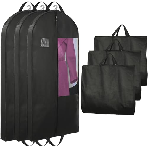 Garment Bags with 4" Gusseted (Black / 50")