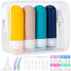 16 Pack Travel Bottles for Toiletries (16PCS/Blue)