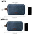 Toiletry Bag for Men (Navy Blue / Large)