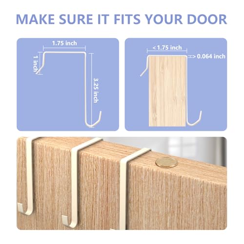 1 Pack Over the Door Shoe Organizers (BEIGE / 18+ Pairs)