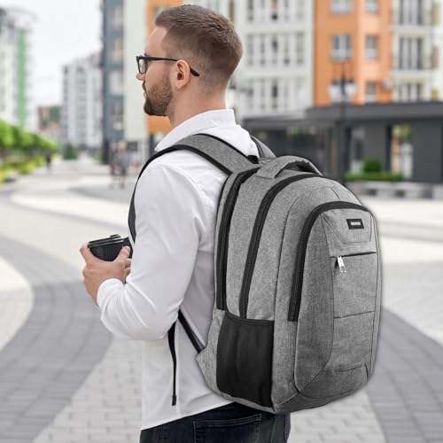 Laptop Backpack for Men and Women (Grey / 17.3 Inch)