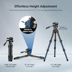 Carbon Fiber Desktop Mini Camera Tripod (TP10)