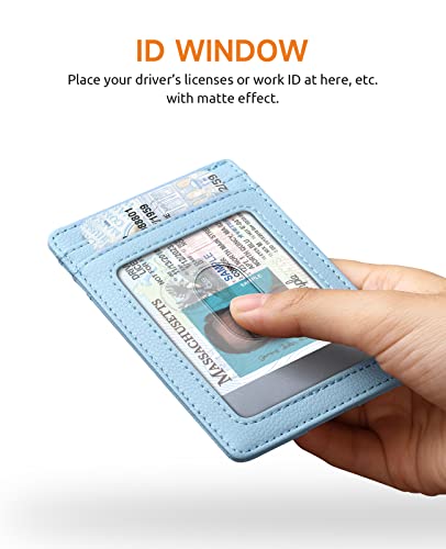 Mens Slim Wallet (Chicago Blue Grey)