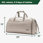 Convertible 2 (Ivory / Premium, Vegan Leather, 45l)