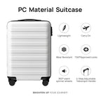 Carry On Luggage 22x14x9 Airline Approved (02-Lily White (Basic) / Carry-On 20-Inch)