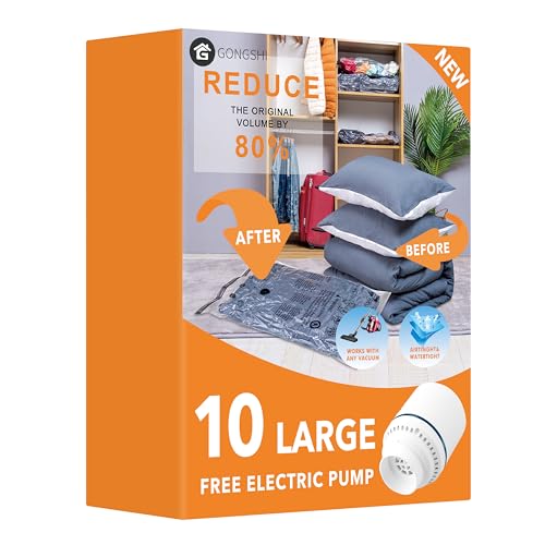 Vacuum Storage Bags with Electric Pump