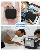 Hanging Toiletry Bag for Men (Black / X Large)