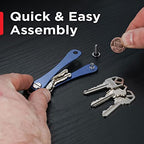 KeySmart Original Key Holder (8 Keys / Blue)