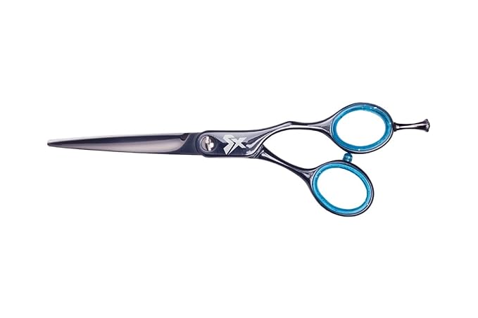 Cricket Shear Xpressions 5.75" Professional Hair Cutting Scissors - Barber Scissors, Japanese Stainless Steel, Comfort Silencer, Ideal for Stylists and Home Use, Greyzilla