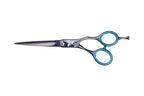 Cricket Shear Xpressions 5.75" Professional Hair Cutting Scissors - Barber Scissors, Japanese Stainless Steel, Comfort Silencer, Ideal for Stylists and Home Use, Greyzilla