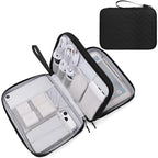 Electronic Organizer (10.8 x 8 x 3.15 inches / Black Quilted)
