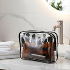 Travel Size Bottles for Toiletries (L-Brown-15pcs)