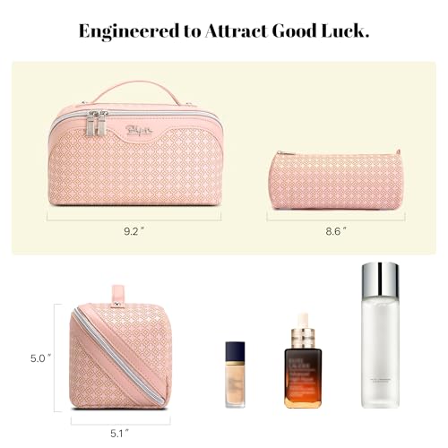 Travel Makeup Bag for Women (M-03Pink)