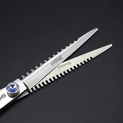 Purple Professional Hairdressing Scissors Hairdresser Hairstylist Cutting Hair & Thinning Hairdressing Scissor (7-inch 2pc-b)
