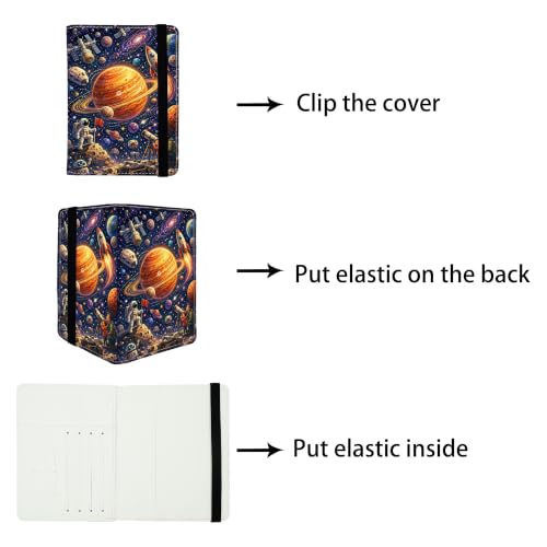 Galaxy Passport Holders Leather Passport Wallet for Travel Essentials (Galaxy / One Size)