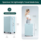 Zipperless Check in Suitcase (Powder Blue)