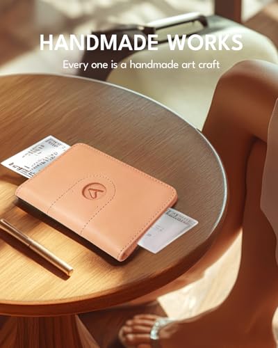 Passport Holder for Travel (Beige)