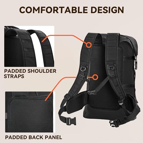Dry Bags Waterproof Backpack 40L for Men & Women (Black / 40L)
