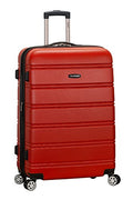 Melbourne Hardside Expandable Spinner Wheel Luggage (Red / Checked Large 28")