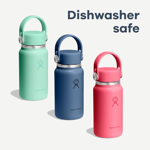 Micro Bottle Insulated Mini Leak Proof Flask for Purse or Pocket in 6.7 Oz Birch Gray (BIRCH)