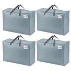 Heavy Duty Moving Bags (Light Blue / 27 Gallon-4 Pack)