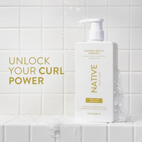 Coconut & Turmeric Shampoo and Conditioner Contain Naturally Derived Ingredients (8.25 Fl Oz (Pack of 2))