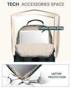 Laptop Backpack for Women (Deepgreen / 17-Inch)
