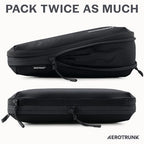 Ultralight Compression Packing Cubes for Travel (3-Pack / Black)