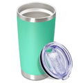 20oz Tumbler Insulated Coffee Tumblers with Lid StainlessSteel LightBlue 1P (Light Blue)