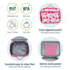 Kids Insulated Lunch Box (9.75 x 7 x 3.25 inches / Strawberry Patch)