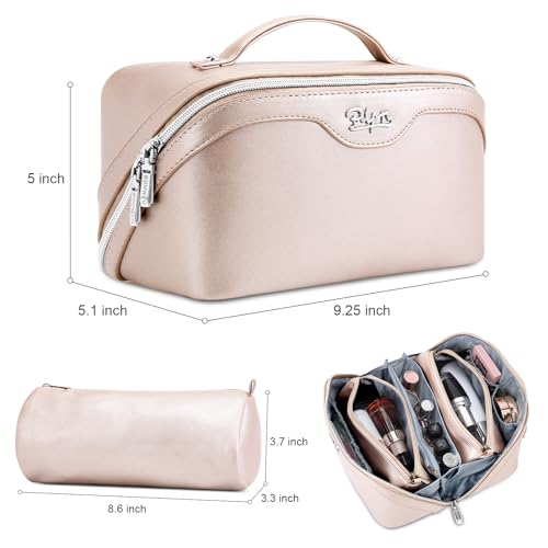 Travel Makeup Bag Organizer Cosmetic Bag (04-B-Sliver)